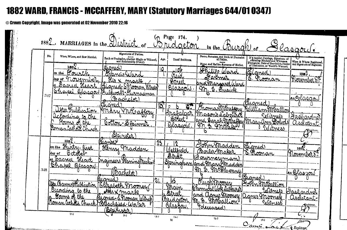 Marriage โ Frank Ward Mary McCafferty Wedding.pdf