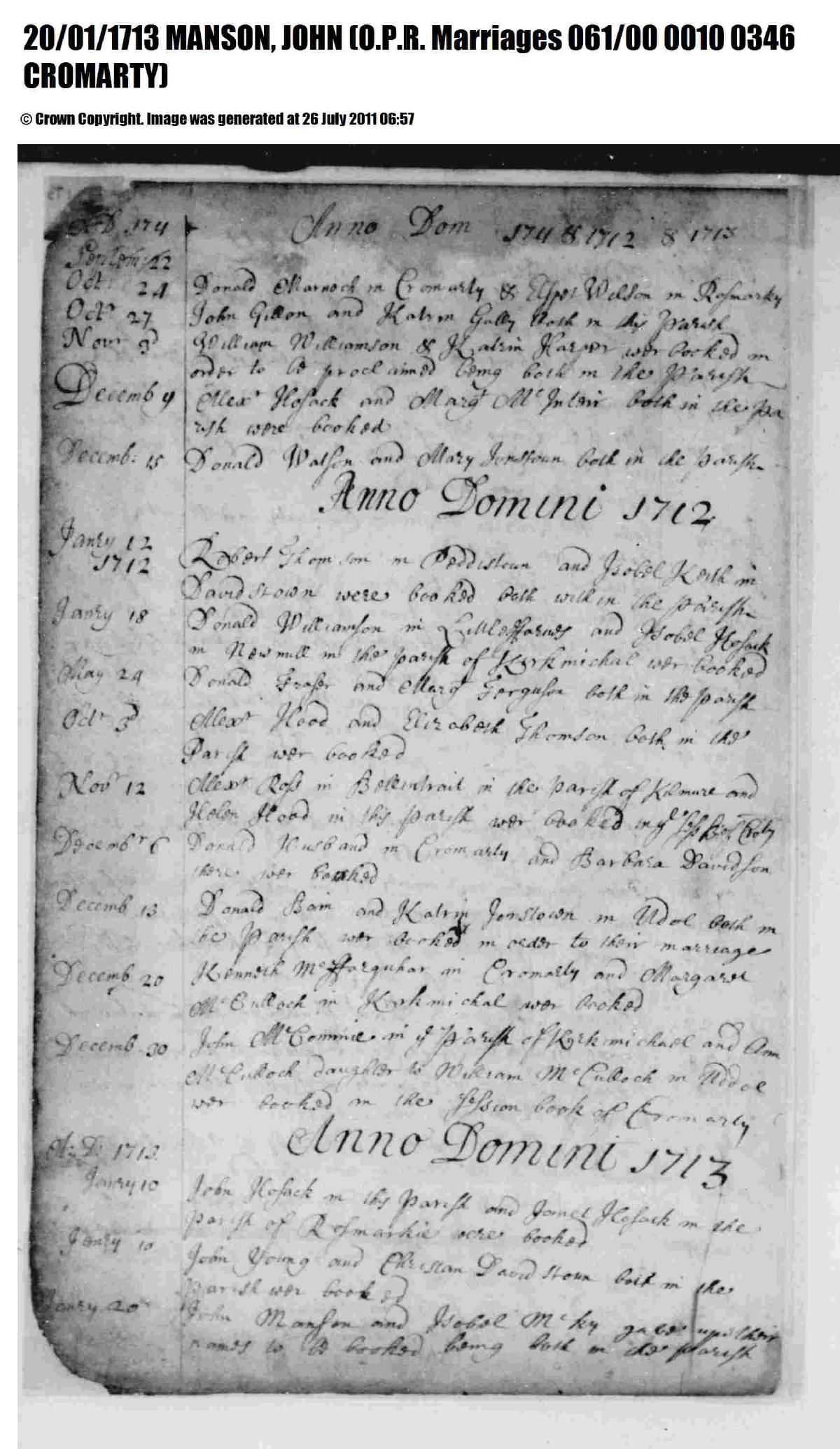 Marriage, 1713 โ John Manson 1713 Marriage.pdf