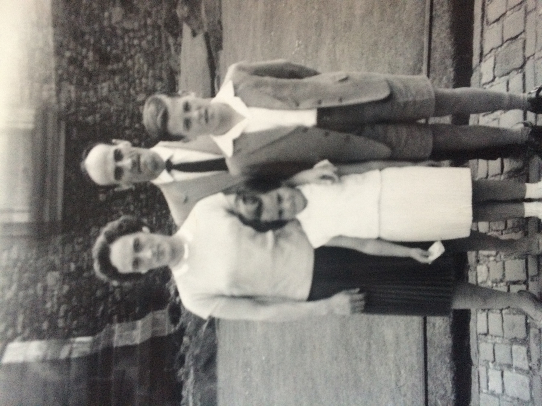 William, Agnes, Helen and Bill McClure at Edinburgh Castle