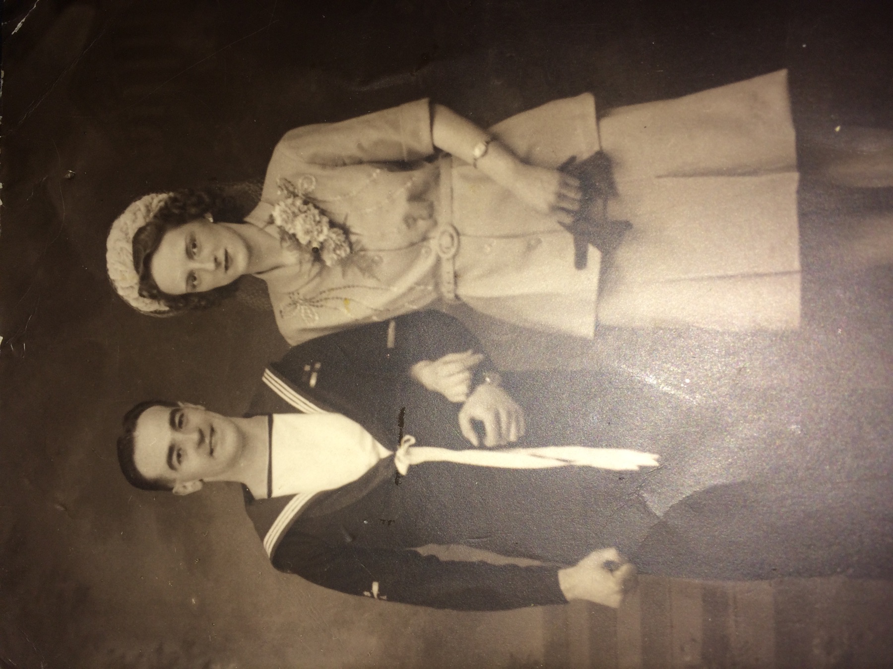 William McClure and Agnes Wood Gavigan, wedding photo